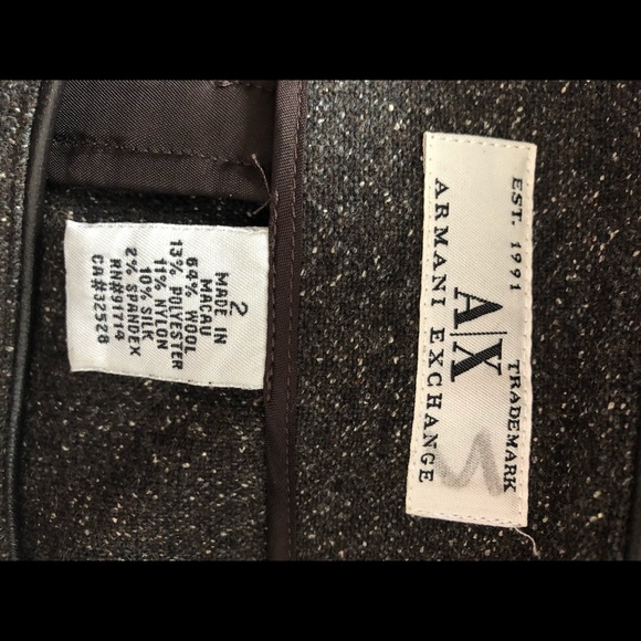 Armani Exchange wool blend pencil skirt - Picture 4 of 6